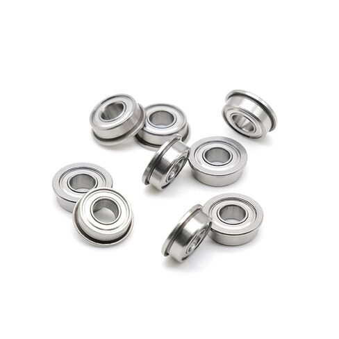 SMF105ZZ Flange Hybrid Ceramic Ball Bearing 5 * 10 * 4 Mm Double Shielded Stainless Steel Flanged Ball Bearings 2Pcs in Kuwait