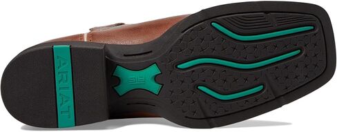Round Round Women Wide Wide Square Teefitfit Western Boot - حذاء شطب/توهج نحاس ، 6 متوسطة in Saudi Arabia