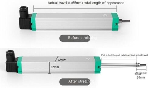 Injection molding Machine Electronic Ruler Linear Displacement Sensor 650mm-1250mm(850mm) in Saudi Arabia