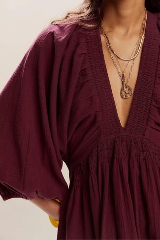 Women's Long Sleeve Elegant Sexy Sweatshirts Casual Swing Sundress Pleated Hem Soft Dresses in Saudi Arabia