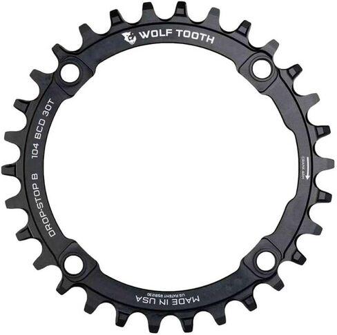 Wolf Tooth Components 104BCD 34T Chainring DropStop B Black in Saudi Arabia