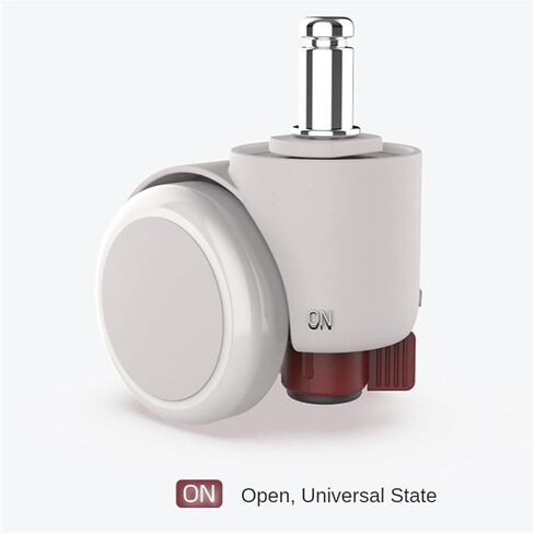 5pcs Wheel Caster M11 Claor Automatic Automatic Automatic Brake Crash Universal (رمادي أبيض) in Saudi Arabia