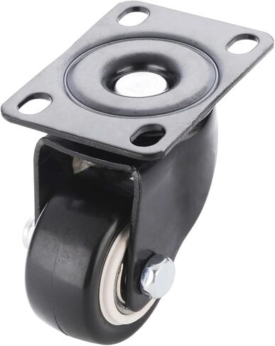 Furniture Caster Heavy Duty 180kg 1.5 Inch M10 M8 Screw 40mm Castor Rubber Wheels Trolley Brake 4Pcs(M8 Without Brake) in Saudi Arabia