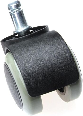Universal Mute Wheel Black Brown Replacement Chair Swivel Caster Rubber Rolling Rollers Wheels 1Pcs in Saudi Arabia
