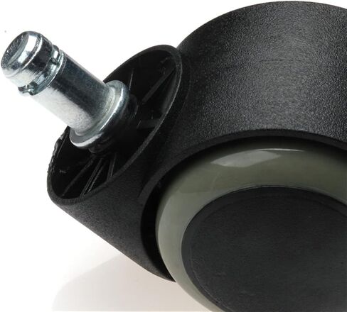 Universal Mute Wheel Black Brown Replacement Chair Swivel Caster Rubber Rolling Rollers Wheels 1Pcs in Saudi Arabia