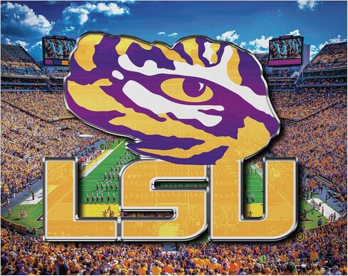 FOCO LSU Tigers NCAA Canvas Wall Sign in Saudi Arabia