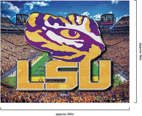 FOCO LSU Tigers NCAA Canvas Wall Sign in Saudi Arabia