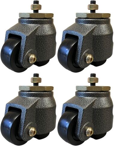 4 S-Type Roiveling Casters Nylon Wheels 80s Hexagon Top Plate مع Bolt & Nut مشمولة in Kuwait
