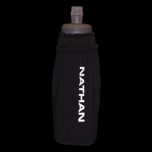 Nathan - Pinnacle 18oz قارورة ناعمة سوداء/عاكسة OSFM in Saudi Arabia