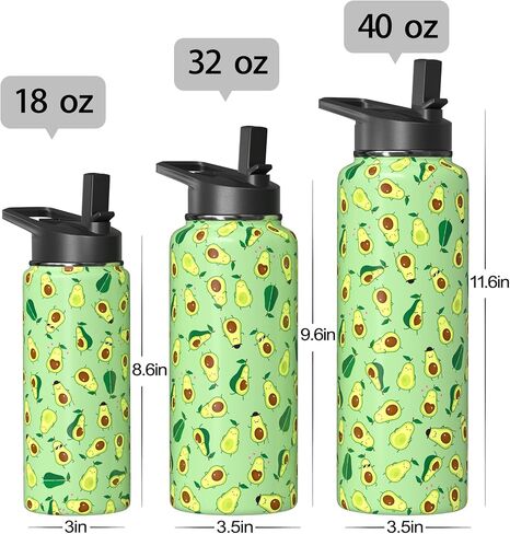 ديزي هدايا 18oz سبورت ماء زجاجة مع غطاء القش والربعة ، زجاجة مياه صالة رياضية معزولة من الفولاذ المقاوم للصدأ ، هدايا عاشق الزهور للنساء الرجال (1 كمبيوتر) in Saudi Arabia