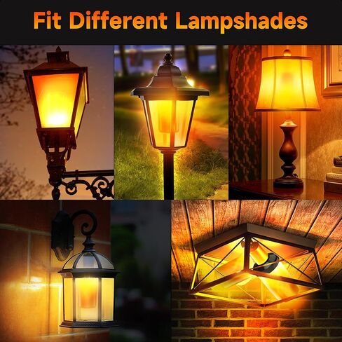 مصابيح ضوء اللهب Hyrion LED ، 4 أوضاع مصابيح الضوء الخمور مع التأثير رأسا على عقب ، e26 base flame fire light in Saudi Arabia