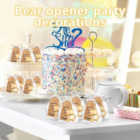 50Pack Bear Bear Bottle -keychain keychain dears return favors for stepors bear beat unping with urgarza bags tags for birthth in Kuwait