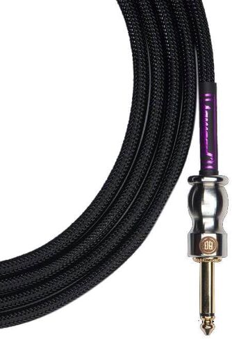 كابل الغيتار 15 قدمًا ، 1/4 بوصة مستقيم/كابل أداة زاوية ، سلك أمبير كهربائي ل amp bass والأدوات (cc purple مضفر) in Kuwait