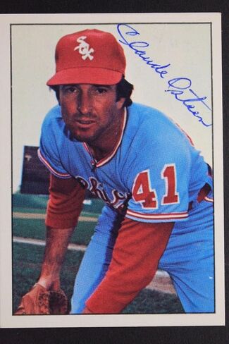 Claude Osteen Sox تم توقيعه 1975 SSPC #137 بطاقة موقعة نادرة 16L - MLB بطاقات البيسبول موقعة in Saudi Arabia