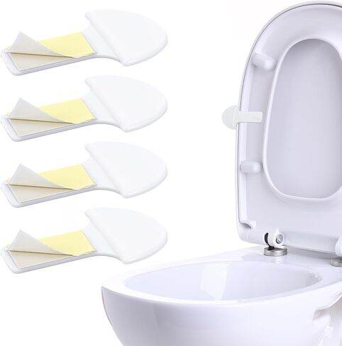 4pcs مقعد المقعد المقعد المقعد في المرحاض رافعة ، تجنب لمس غطاء المرحاض ملحقات الحمام للمنزل ، والمكتب ، والفندق سهل الاستخدام in Saudi Arabia