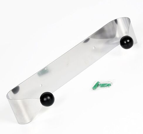 ECOTRIC Wall Mount Paper Towel Rack, Stainless Steel Kitchen Paper Towel Holder Under Cabinet，Silver Stylish Convenient Rollable Space-Saving Design in Saudi Arabia