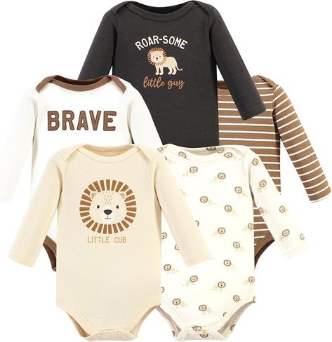 Hudson Baby Unisex Baby Cotton Long-sleeve Bodysuits, Nyc, 18-24 Months US in Saudi Arabia