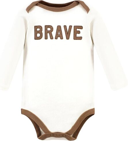 Hudson Baby Unisex Baby Cotton Long-sleeve Bodysuits, Nyc, 18-24 Months US in Saudi Arabia