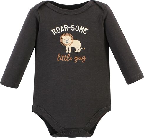 Hudson Baby Unisex Baby Cotton Long-sleeve Bodysuits, Nyc, 18-24 Months US in Saudi Arabia