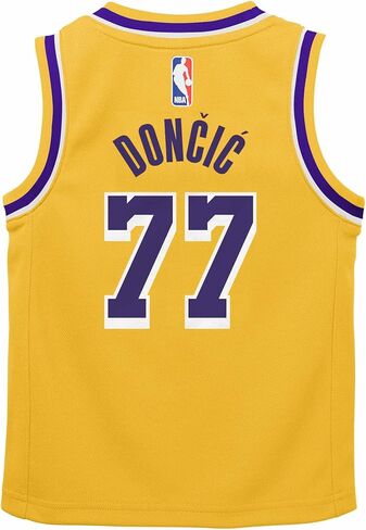 Luka Doncic Los Angeles Lakers NBA Kids 4-7 Yellow Gold Icon Edition Player Jersey in Saudi Arabia