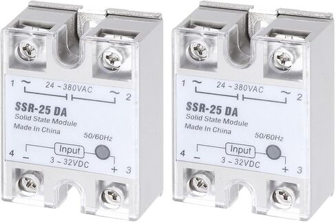 DMIOTECH 3 PCS SSR-25DA 3-32V DC INPUT إلى 24-380V AC TOPRESS SONDER SOND SOND in Saudi Arabia