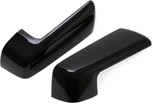 Moonlinks متوافق مع 2019-2025 Chevy Silverado 1500 GMC Sierra 1500 Side Mirror Cover ، Black LH & RH Side Door Extrable Lear View Cap for Silverado 1500 (1 زوج） in Kuwait
