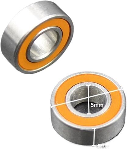 High Speed Hybrid Ceramic Bearing SMR115 Stainless Steel MR115 2RS 1150 5x11x4mm Inner Diameter 5mm Miniature Ball Bearings(10Pcs) in Saudi Arabia