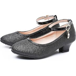 فتيات صغيرات بريق عالي الكعوب ، فستان أحذية طفل صغير أطفال صغيران في الكاحل ضخات حفل زفاف لمضخات ماري جين برينسيس ، الذهب 13 طفل صغير in Kuwait