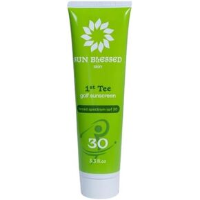غسول غولف من غولف غولف من البشرة المباركة ، SPF 30 خالية من الرائحة وخفيفة الوزن وخالية من الشحوم والماء والعرق المقاوم لجميع درجات البشرة وأنواع البشرة ، 3.3 أوقية in Kuwait