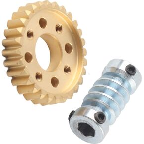 Gear, 6mm Bore Gear Shaft Mechanical Speed Reducer 28:1 Reduction Ratio Motor Internal Drive Accessories with 28 Teeth Wheel in Kuwait