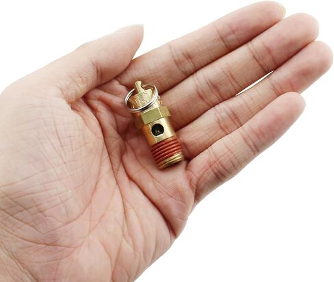 TAODAN Brass 1/4inch NPT Air Compressor Automatic Air Vent Valve 200 PSI Set Pressure Pressure Relief Valve Suitable for Air Compressors in Saudi Arabia