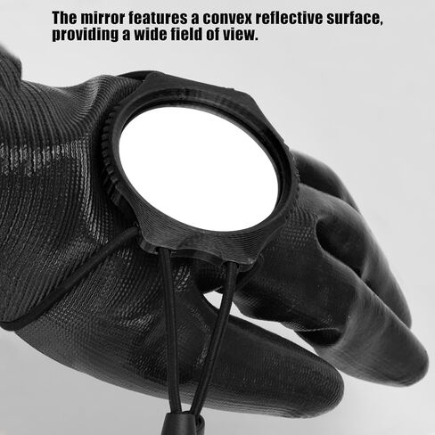 360 Observe Diving Wrist Mirror,Scuba Dive Convex Mirror with Bungee Cord for Enhanced Situational Awareness and Safety in Saudi Arabia