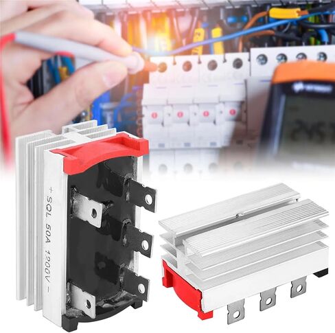 2pcs جسور الجسور المعدنية 3 مرحلة الجسور الكاملة الثنائي إلى مقوم القوى AC لأنظمة التحكم عن بُعد الصناعية in Kuwait