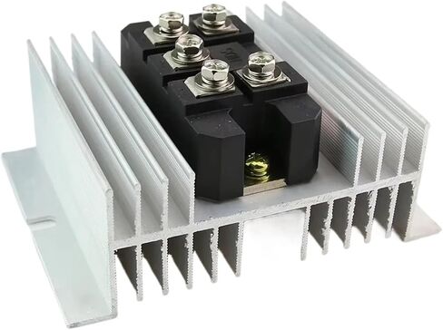 Three Phase Rectifier Bridge MDS150A Bridge Rectifier Module Installation Radiator W-95 125mm x 90mm x 50mm Installed in Saudi Arabia