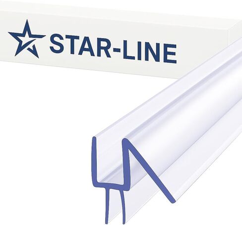 2 حزمة النجوم 3 36 "ختم باب دش بدون إطار-يناسب 3/8" الزجاج-قطاع PVC واضح لحاجز المياه وحماية البقع in Saudi Arabia
