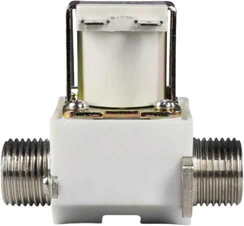 Water Inlet Valve G1/2 Male Thread Copper Solenoid Valve DN15 220V 24V 12V Brass Check Valve 1Pcs(Non-pressure Type,220V_NORMALLY CLOSED) in Saudi Arabia