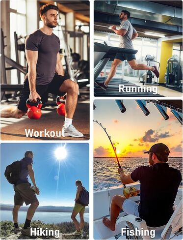 Magcomsen 3 Pack Men Short Shore Dry Dry Dryts Moisture Wicking Upf 50+ Athletic Running Gym Tworkout Twimt Thirts Therts in Saudi Arabia