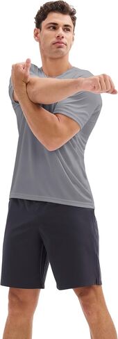 Magcomsen 3 Pack Men Short Shore Dry Dry Dryts Moisture Wicking Upf 50+ Athletic Running Gym Tworkout Twimt Thirts Therts in Saudi Arabia