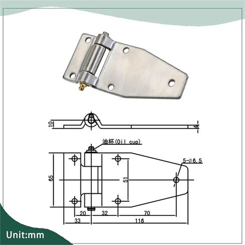 Heavy Duty Door Hinge 304 Stainless Steel 1Pcs in Saudi Arabia