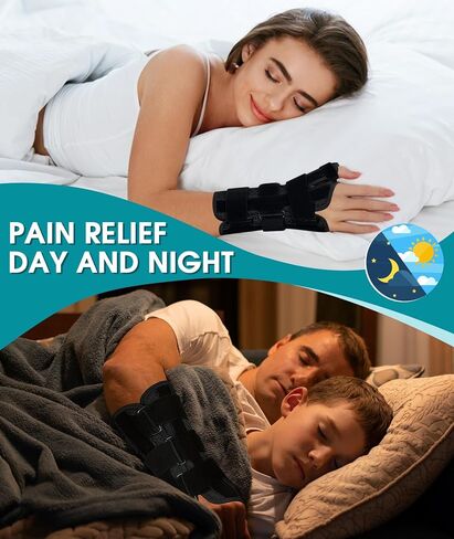 Wrist Brace with Thumb Support for Carpal Tunnel, Thumb Brace for De Quervain's Tenosynovitis, Tendonitis, Thumb Spica Splint Right Hand, Wrist Support Men and Women in Saudi Arabia