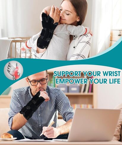 Wrist Brace with Thumb Support for Carpal Tunnel, Thumb Brace for De Quervain's Tenosynovitis, Tendonitis, Thumb Spica Splint Right Hand, Wrist Support Men and Women in Saudi Arabia