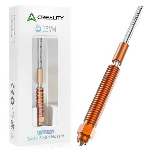 CREALITY K2 PLUS/HI COMBO فوهة 0.4 ملم يونيكورن سريع الراحة مع برنثان مع سبيكة من التيتانيوم تدعم الطباعة عالية التدفق المتوافقة فقط مع CREALITY K2 Plus/HI Combo 3D Printers in Saudi Arabia