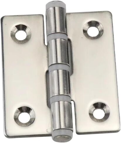 304 Stainless Steel Solid with Rubber Pad Buffer Silent Hinge 1Pcs in Saudi Arabia