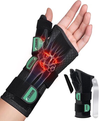 Wrist Brace with Thumb Support for Carpal Tunnel, Thumb Brace for De Quervain's Tenosynovitis, Tendonitis, Thumb Spica Splint Right Hand, Wrist Support Men and Women in Saudi Arabia