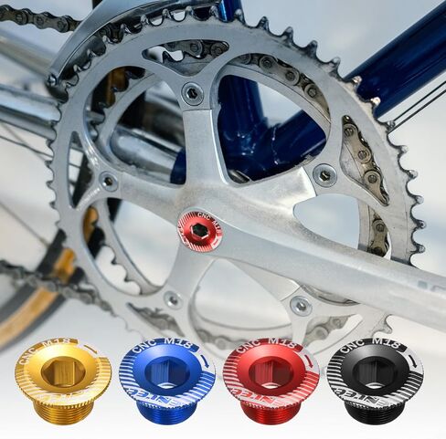 HARFINGTON Crank Cover Screws Aluminum Alloy Bicycle Crank Fixing Bolt Bike Crankset Arm Bolt Chainwheel Screws for Mountain Bikes in Saudi Arabia