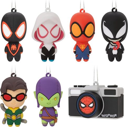 Hallmark Marvel Super Heroes Mystery Christmas الحلي ، مجموعة من 2 ، shatterproof in Kuwait