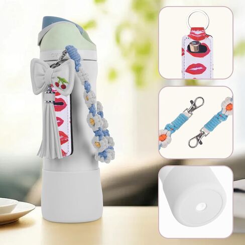 Used for Owala Water Bottle Accessories 16oz 24oz 32oz,Compatible with Owala Water Bottle Handle Strap Charms Silicone Boots in Saudi Arabia