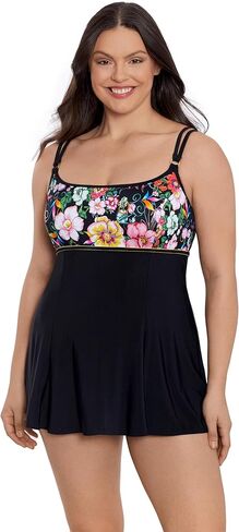 Women's Empire Princess Seam Swimdress W/Hardwear in Kuwait