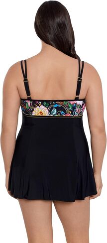 Women's Empire Princess Seam Swimdress W/Hardwear in Kuwait