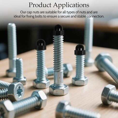 110 pcs 6 أحجام hex cap cap nuts kit kit kit ، m3 m4 m5 m6 m8 m10 ، caps nylon metric for bort for ourdoor ourdoor ، dome hex hex conts for protection ، in Saudi Arabia